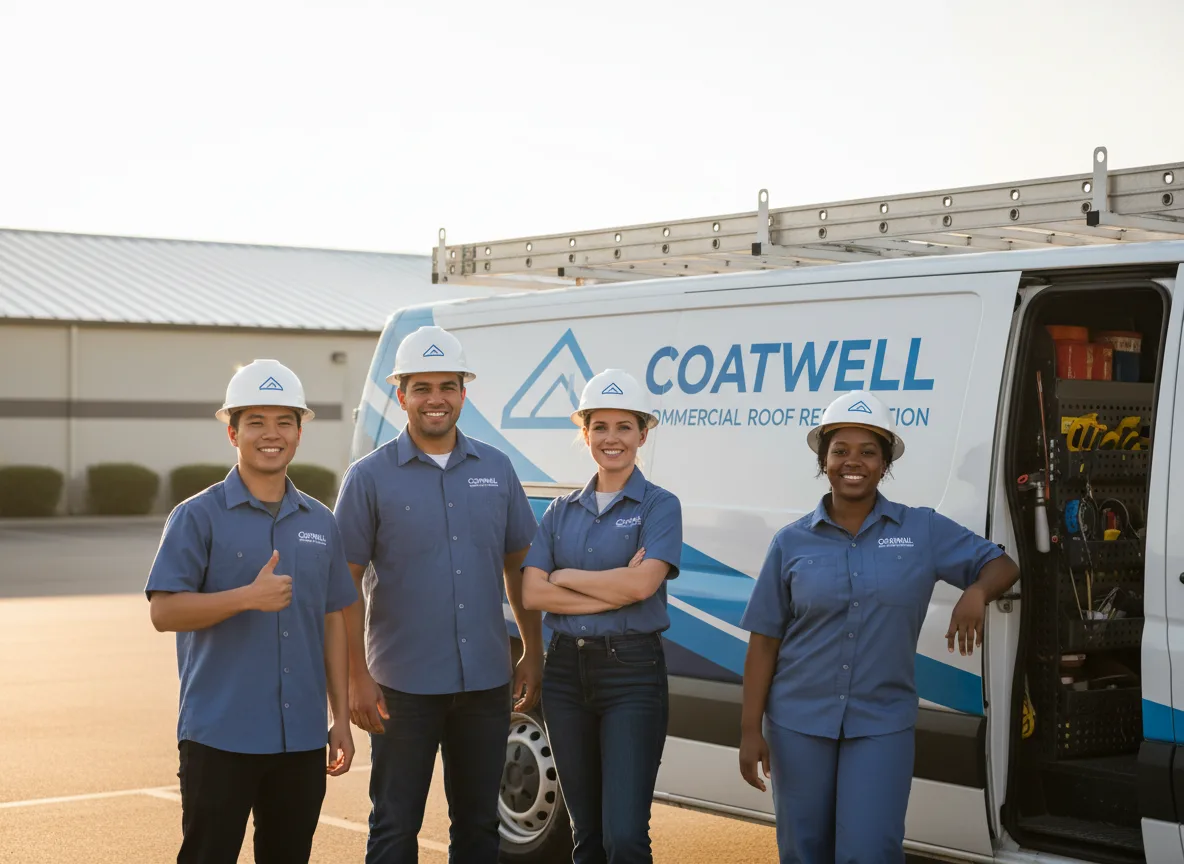 Commercial roof coating company in Adams, MN